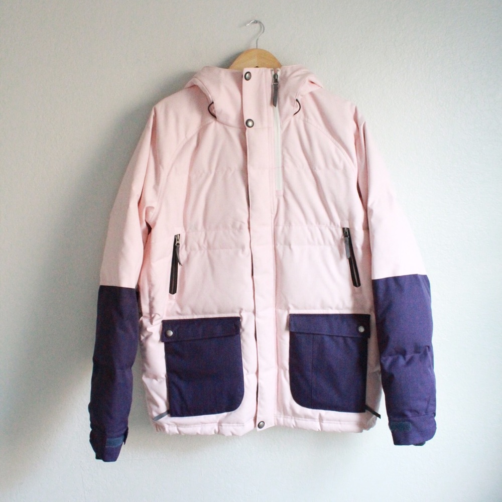Bonfire down snowboarding jacket size Large